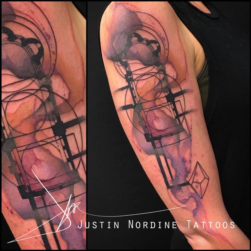 Cathedral Blueprint by Justin Nordine TattooNOW